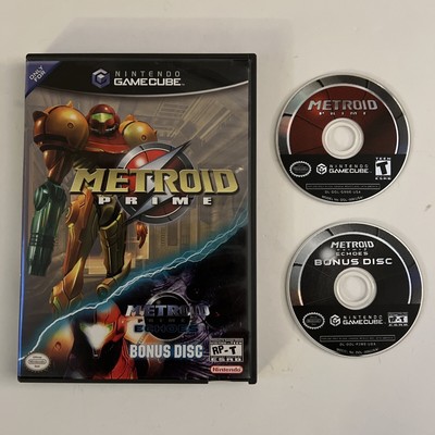 Metroid Prime with Echoes Bonus Disc Nintendo GameCube No Manual