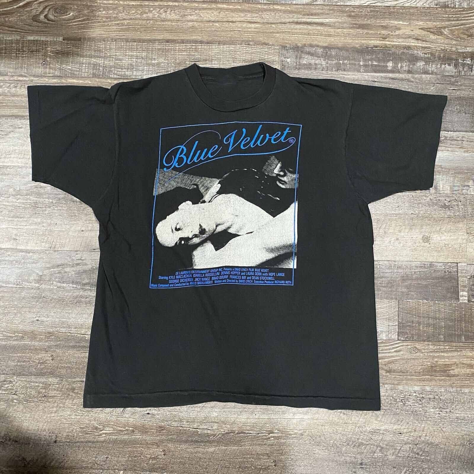 90s Style Blue Velvet Movie David Lynch Shirt Black Unisex S 90s Style Blue Velvet Movie David Lynch Shirt Black Unisex S