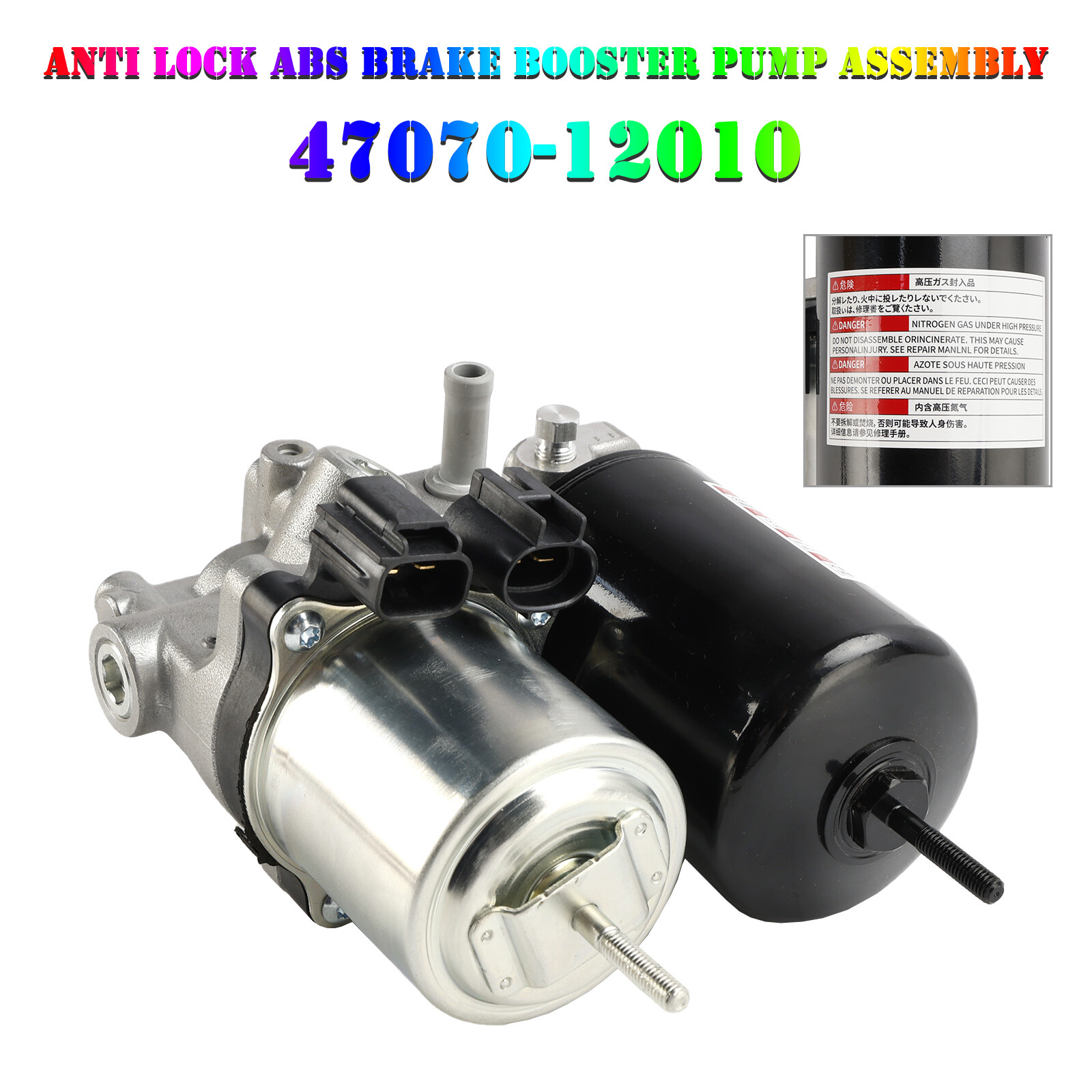 Anti Lock ABS Brake Booster Pump Assembly 47070-12010 for Toyota