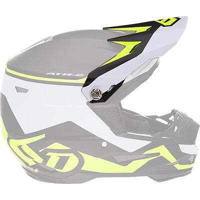 6D Helmets ATR-2 Visor - Drive - Neon Yellow 72-6097