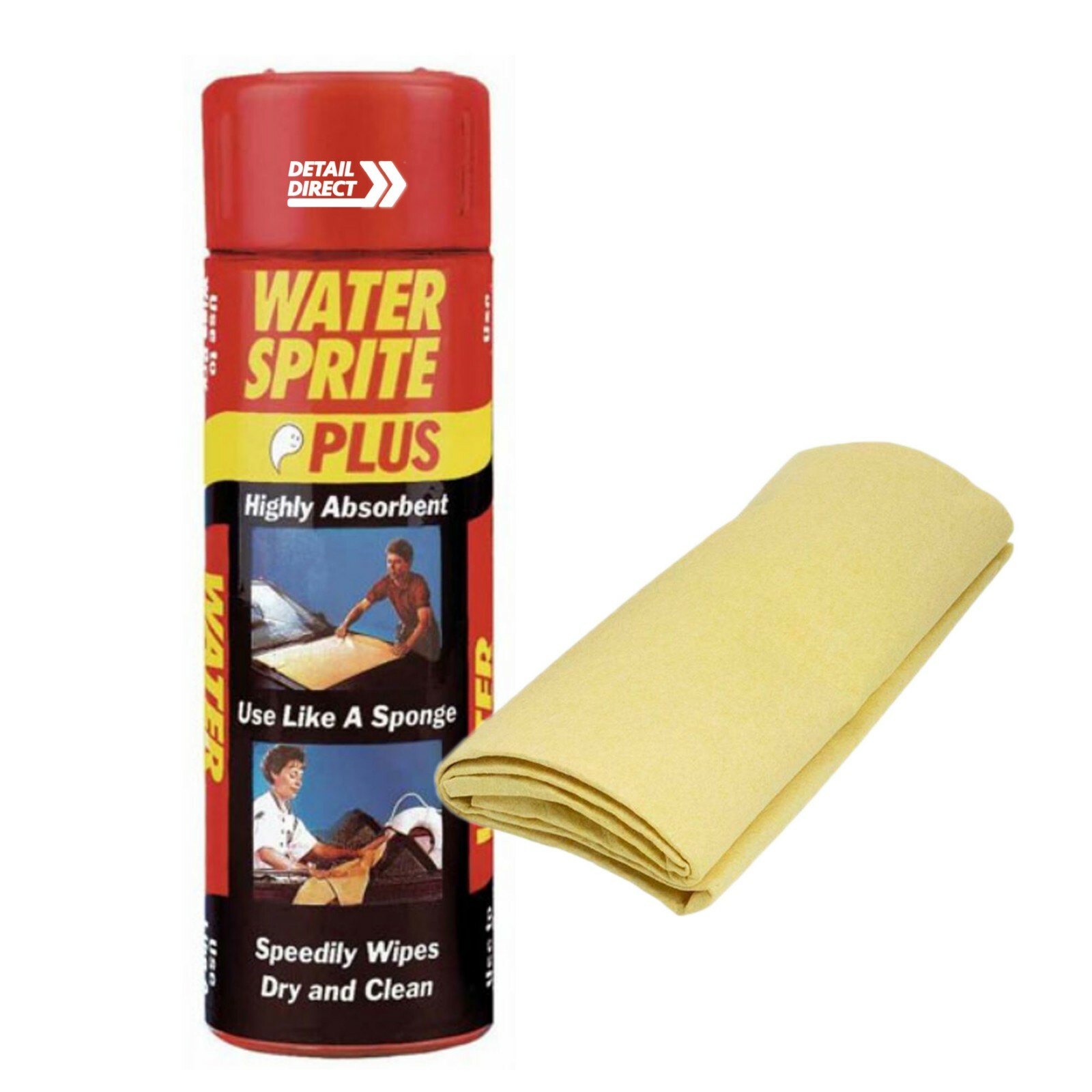 Water Sprite Chamois Synthetic Drying Cloth Car Chamois In A Tube