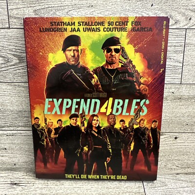 Expend4bles Expendables 4 New (Blu-ray, DVD, Digital Copy) Sealed Slipcover