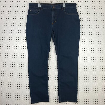 Origin Maine Delta 68 Jeans Men 40x32 Blue Dark Wash Stretch Denim Joe Rogan USA