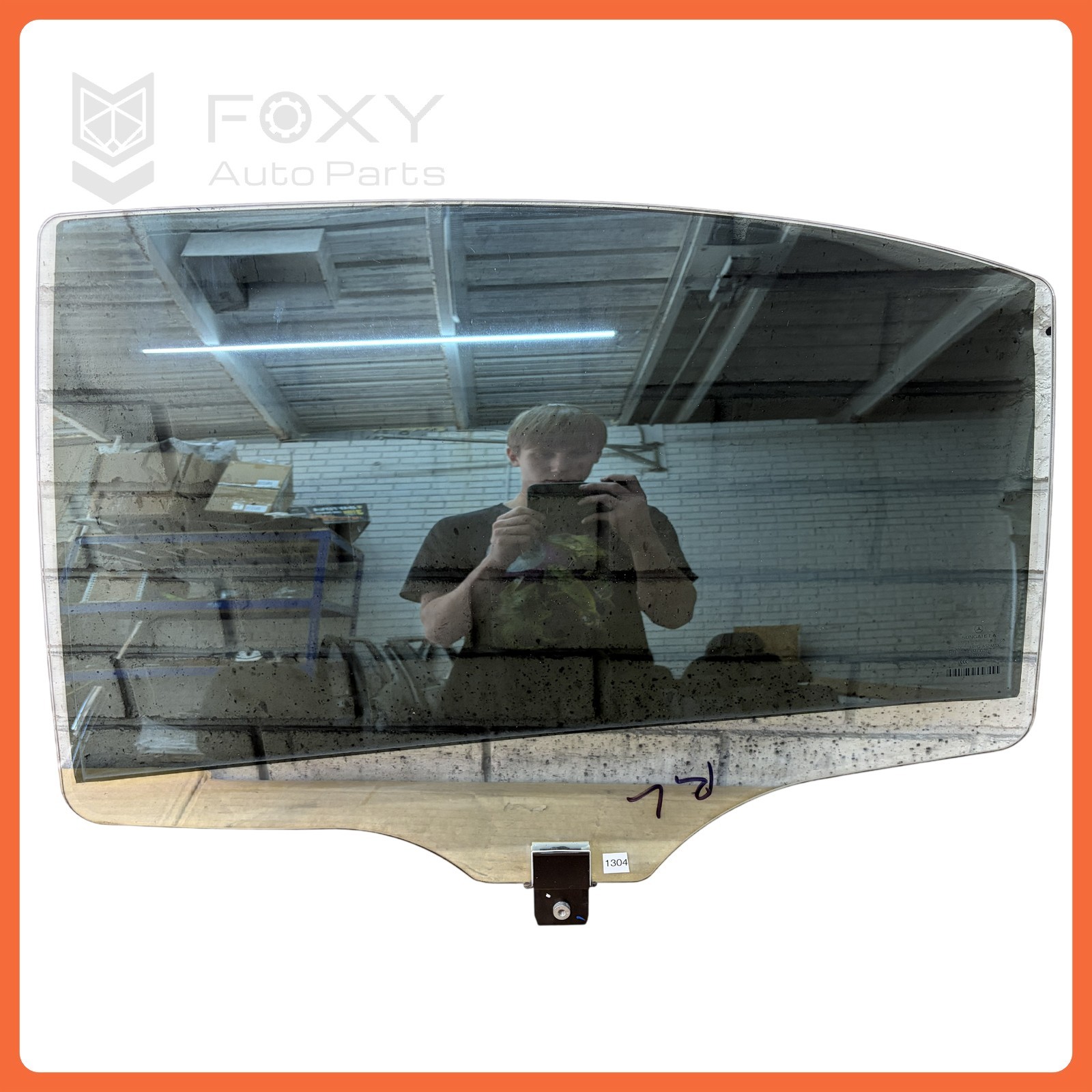07-13 Mercedes W221 S550 S400 S350 Rear Left Driver Side Door Window Glass OEM
