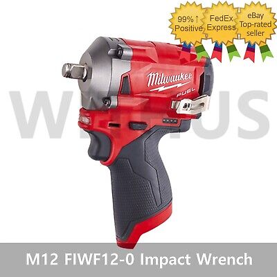 Milwaukee M12 FIWF12-0 FUEL 1/2in Impact Wrench 12V Bare tool Body only