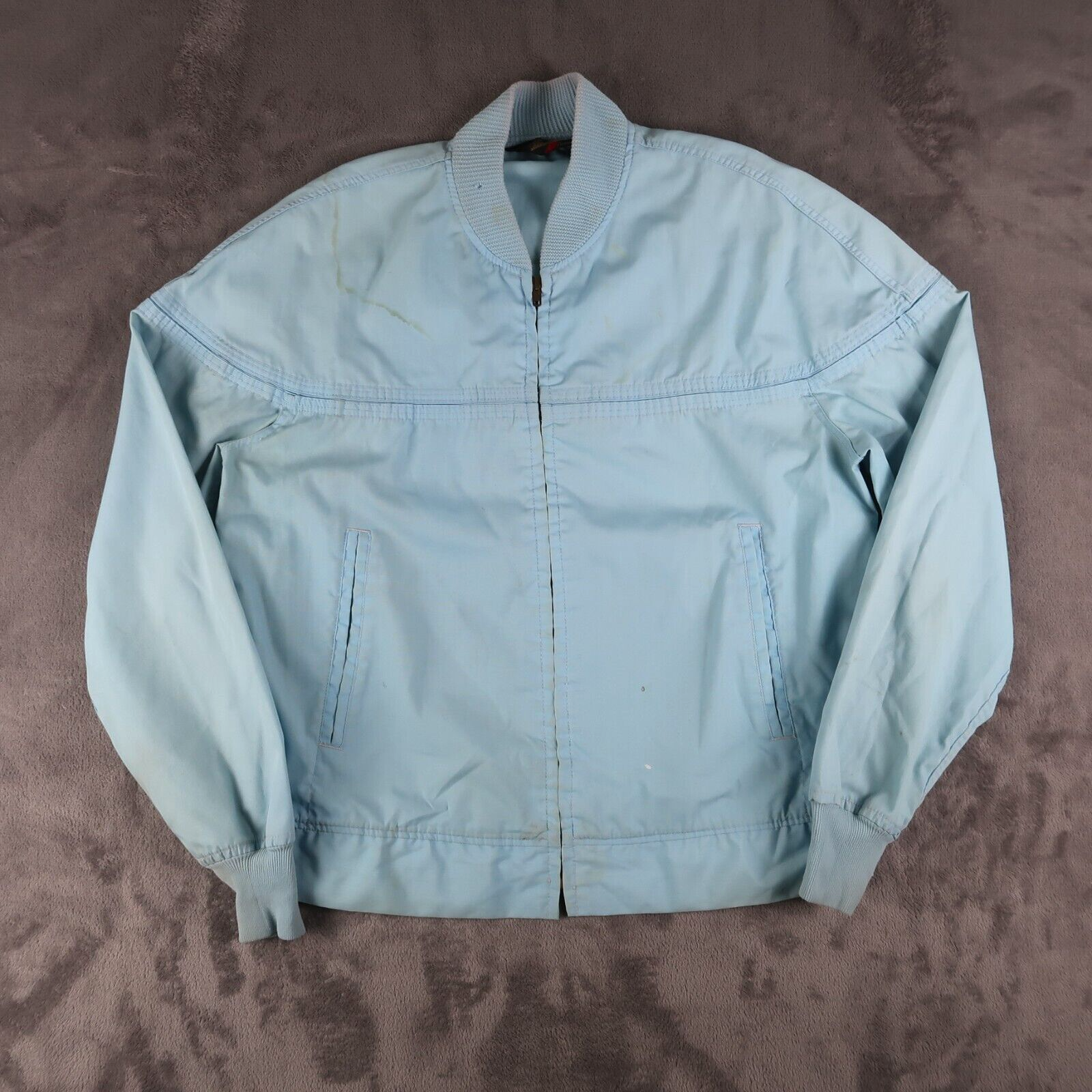 Vintage 60s 70s Derby Jacket Sports USA Size L Large Baby Vintage 60s 70s Derby Jacket Sports USA Size L Large Baby