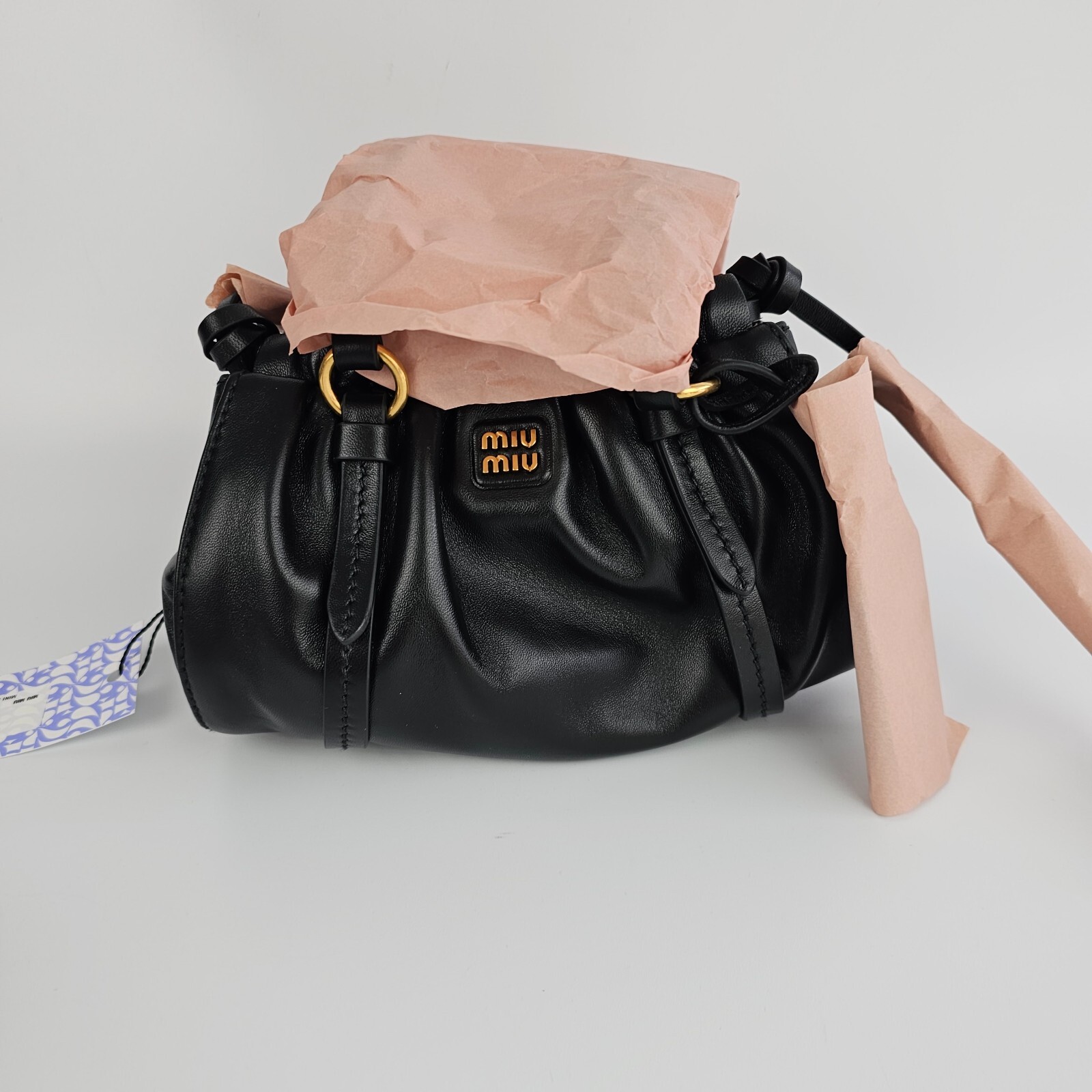 【MIUMIU】セール！JOIE MINI レザー ショルダーバッグ 5BP089 セール】ミュウミュウ☆レザーショルダーバッグ☆5BP089 (MiuMiu