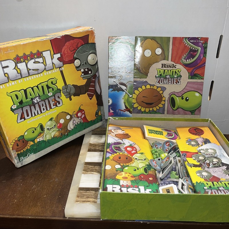 Risk Plants vs. Zombies (2013) Board Game Board Game Guys