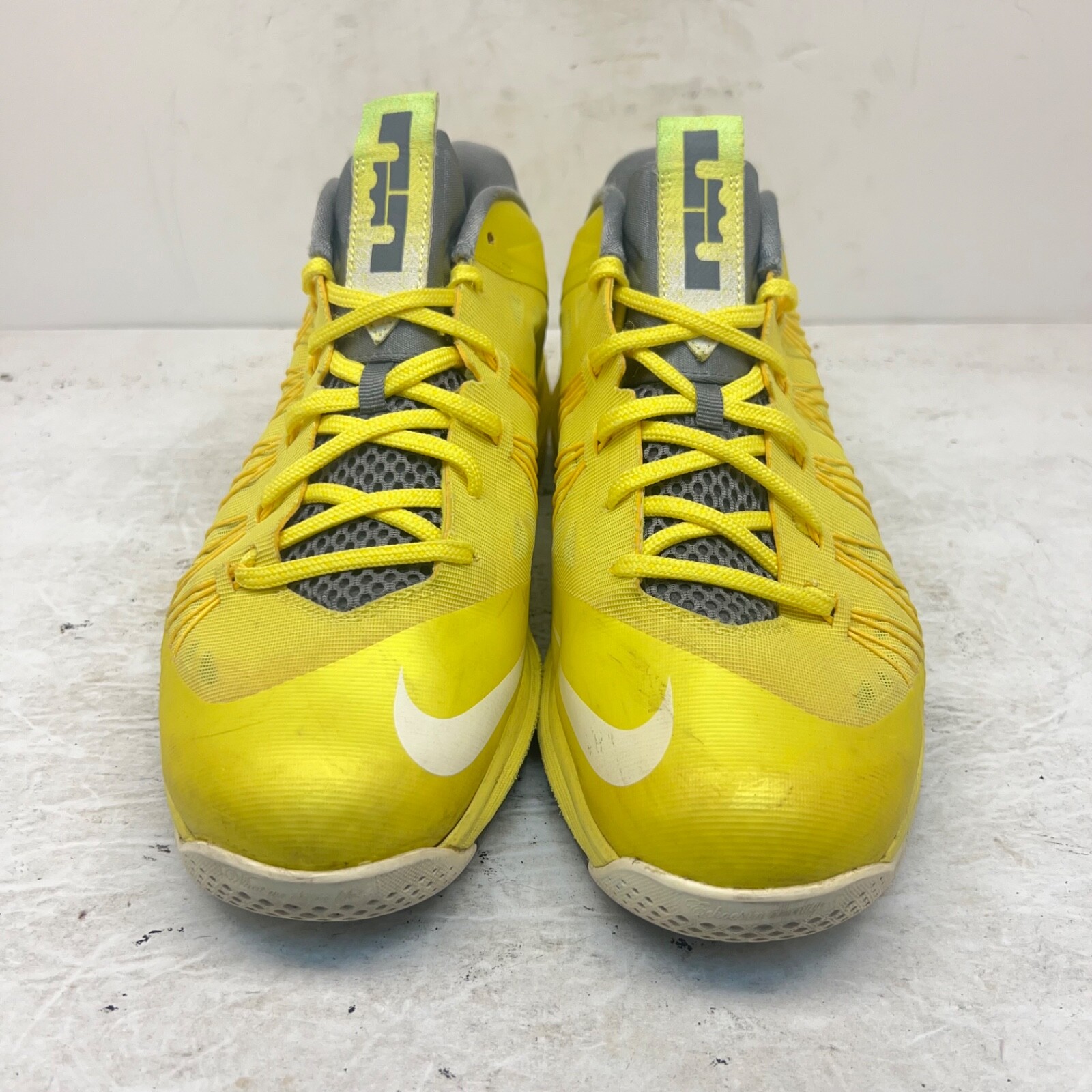 Nike Men's LeBron 10 Low Basketball Sneakers 579765-700 'Sonic