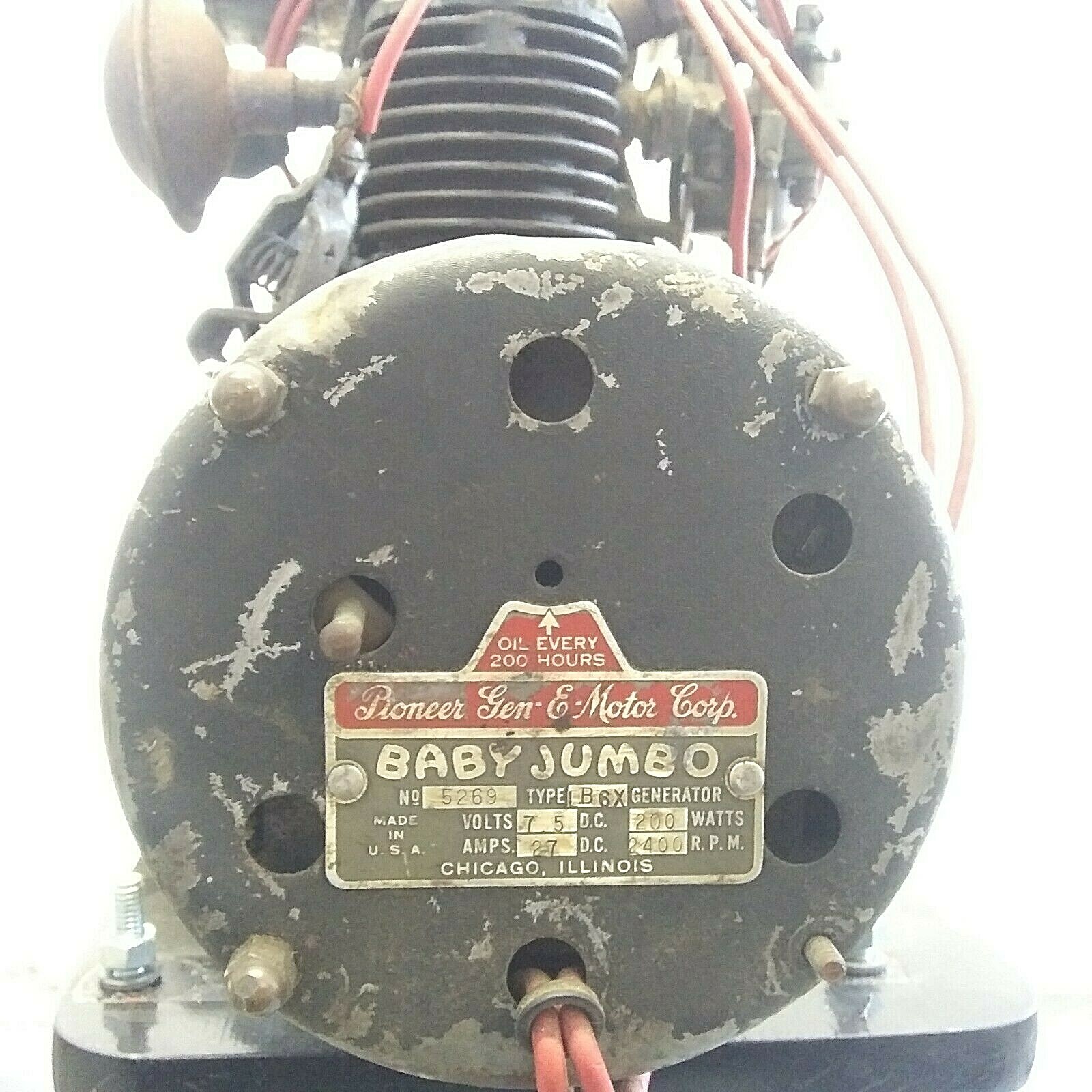 Lauson antique  small engine , briggs and stratton , Baby Jumbo Generator