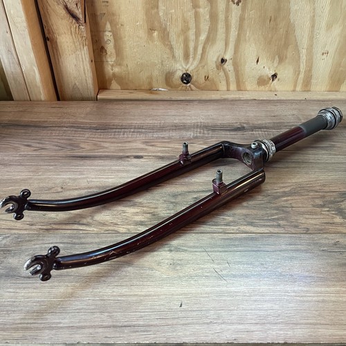 Vintage 1983 1-inch 1” Threaded Wide Lugged Crown 26 MTB Fork Univega Alpina Pro