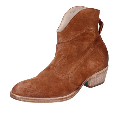 Chaussures Femme MOMA 37 Ue Bottines Brun en Daim BH809-37