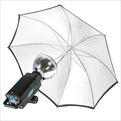 400 Watt Monolight w/ Reflector & 32'' Black/White Umbrella, 1-2 Sec, Half/Full