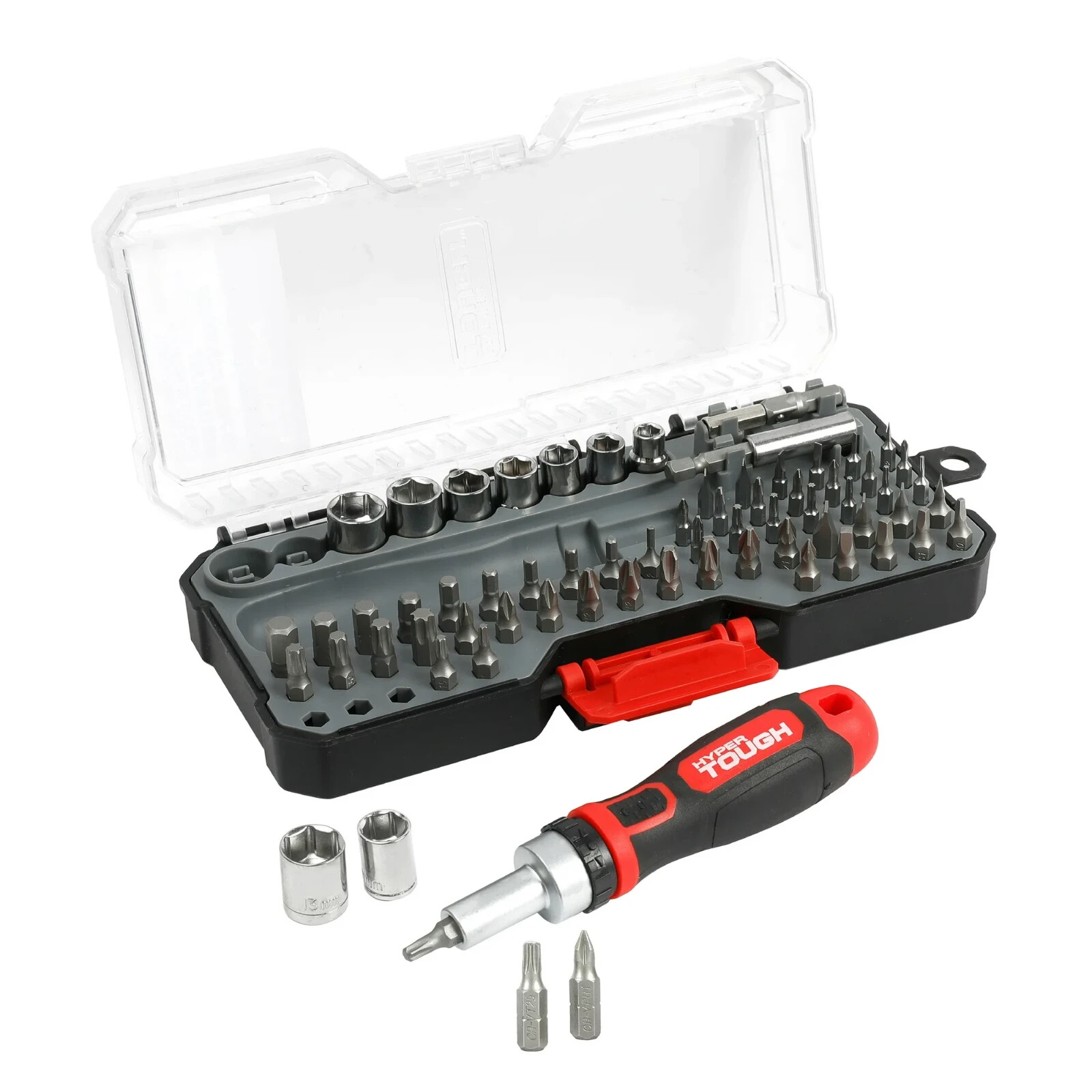 Hyper Tough 70-PIECE RATCHETING SCREWDRIVER MULTI BIT SET