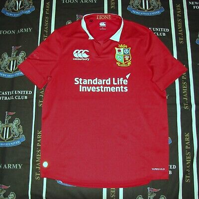 British & Irish Lions New Zealand Rugby Home Shirt Jersey Canterbury Size L