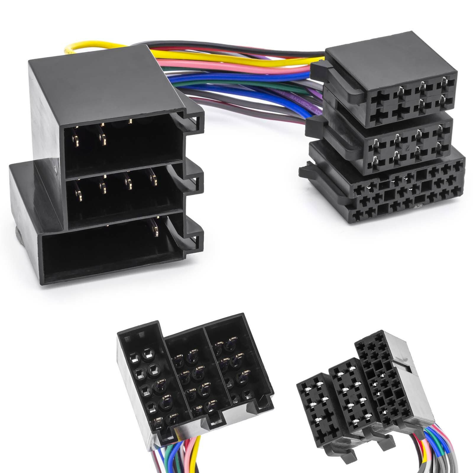 Pantalla Adaptador Radio Mini Iso 10 De 20 Pol Enchufe Tim Mid Cable