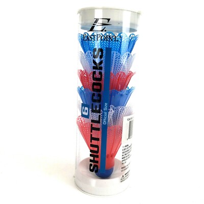 Badminton Shuttlecock EastPoint Sports Official Size One 6-Pack East Point Six