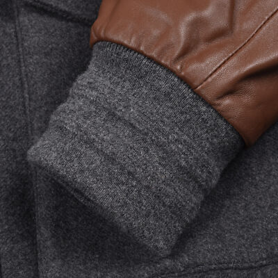 Pre-owned Brunello Cucinelli Men's Two Tone Down Filled Bomber Style Jacket Size Medium