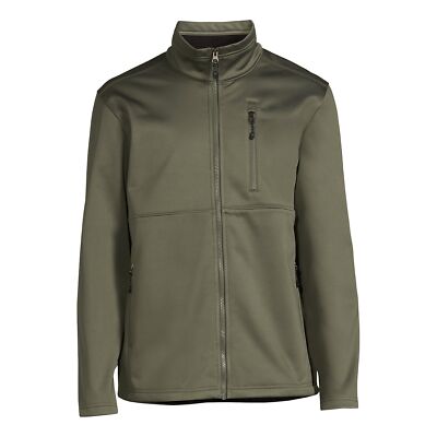 Swiss Tech Men's Pick Color Full-Zip Water Resistant Softshell Jackets: S-3XL