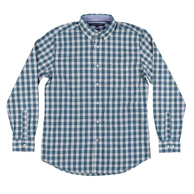 Tommy Hilfiger Mens Buttondown Shirt Classic Fit Collared Casual Flag Xs S M Xl