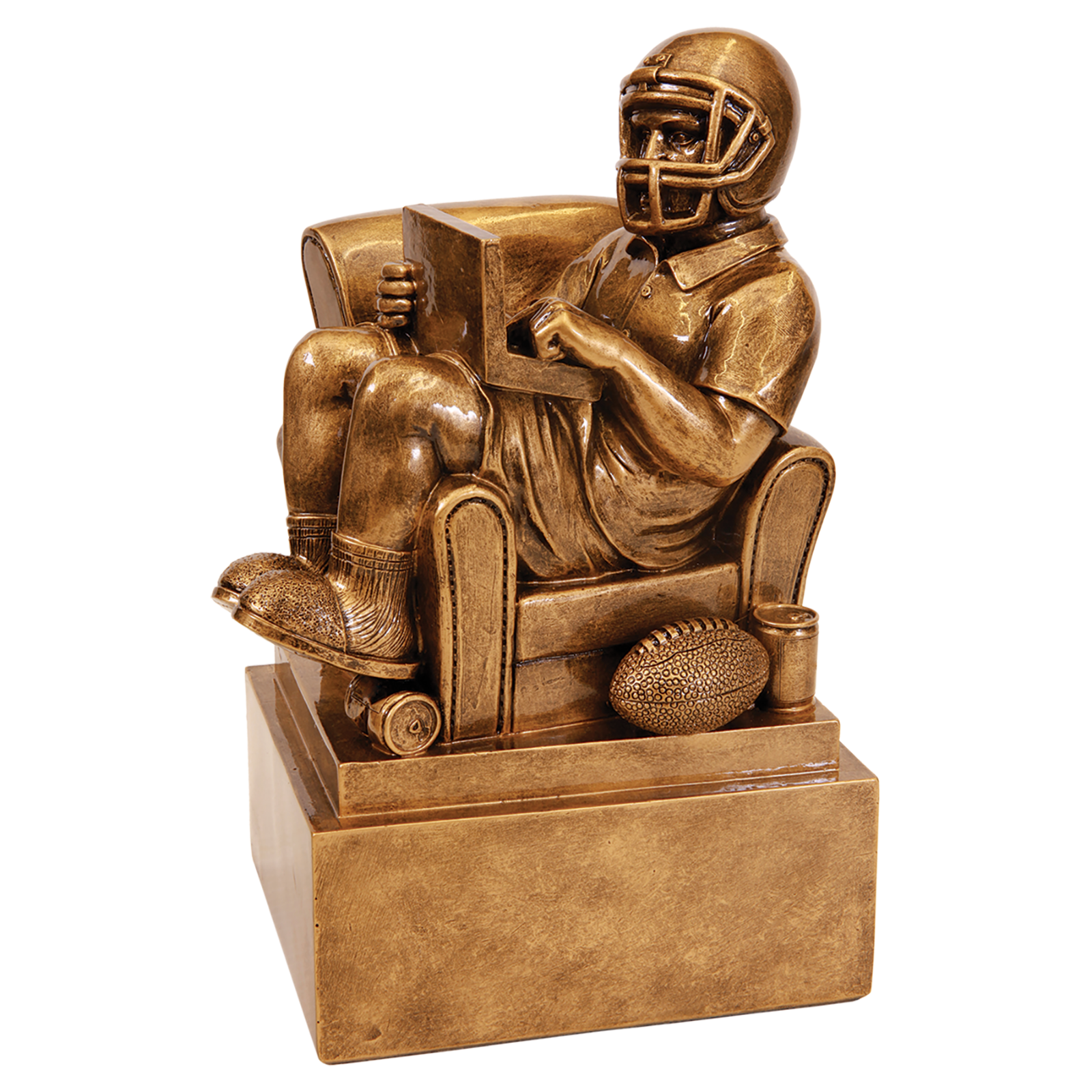 Fantasy Football Trophy - Free Personalized Plaque  FFL  Arm Chair quarterback