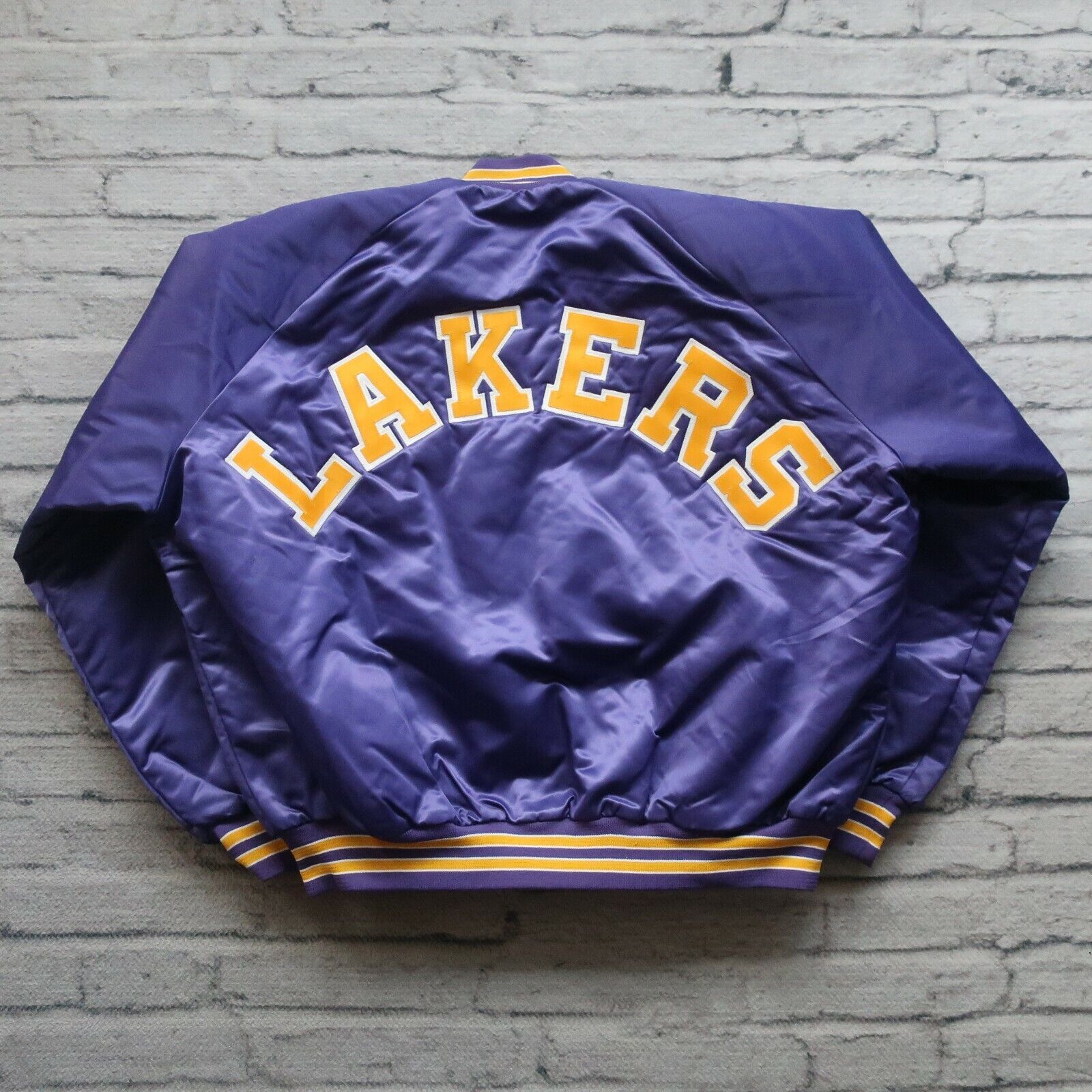Vintage Los Angeles Lakers Satin Jacket by Chalk Line Made Vintage Los Angeles Lakers Satin Jacket by Chalk Line Made