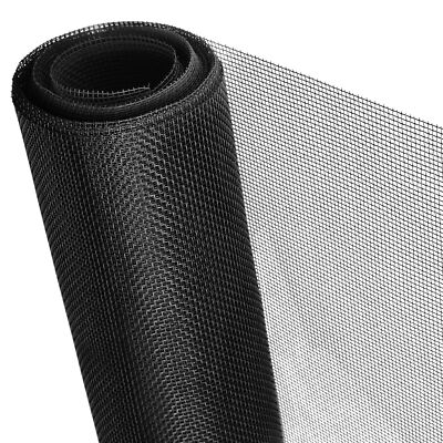 Window Screen Replacement Mesh Roll Adjustable for Patio, Sliding Door 48x236.2''