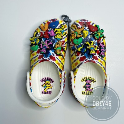 chinatown market grateful dead crocs