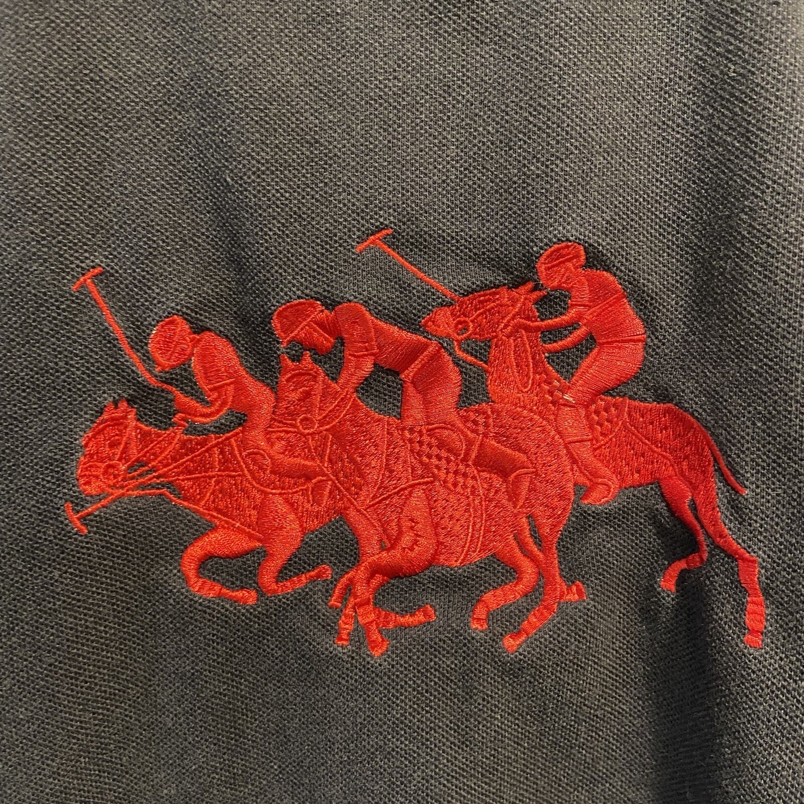 Vtg Polo Ralph Lauren Blue Shirt Mens Med (Tag XXL) International Challenge Cup