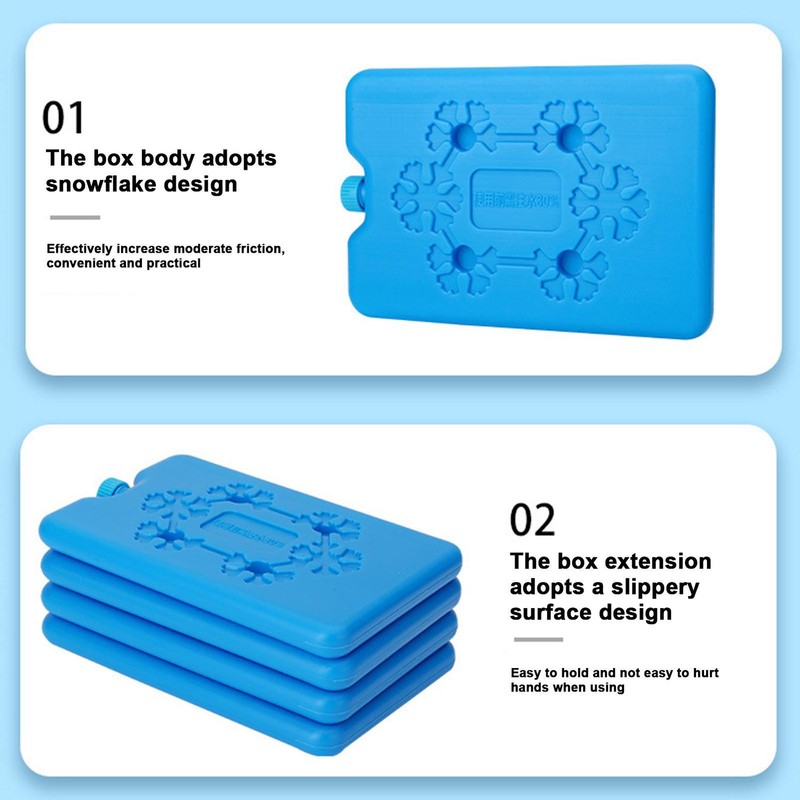 Ice Packs For Lunch Boxes 6pcs Small Cooler Dry Ice For Shipping Frozen Food