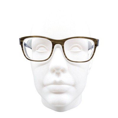 Bevel Rusty 2529 Blue Brown Horn Eyeglasses Frames Japan 54-19
