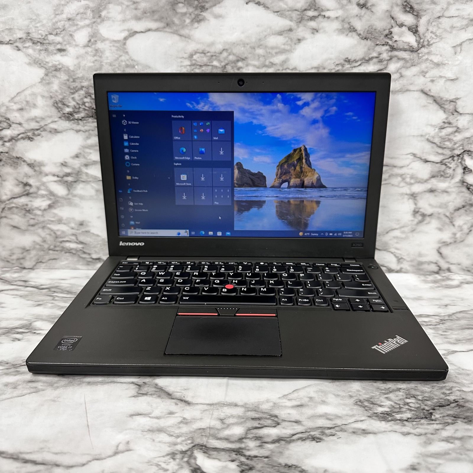 Lenovo ThinkPad x250 i5-5600U 2.6GHz 8GB RAM 480GB SSD Intel HD Win 10 Pro - Picture 1 of 11