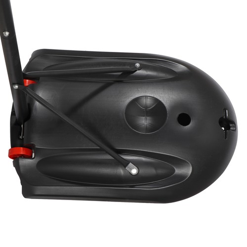 Portable Basketball Hoop Outdoor Goals System Adjustable w/PVC Backboard Wheels 