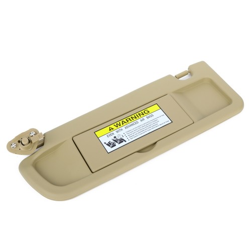 For Honda Civic 06-11 2006-2011 Driver Side Sun Visor Sunvisor Pearl Ivory Tan