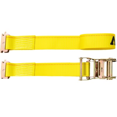 VEVOR E-Track Ratchet Straps 18 Pack 2"x 15' Tie-Down Kit Truck Trailer 4000 LBS