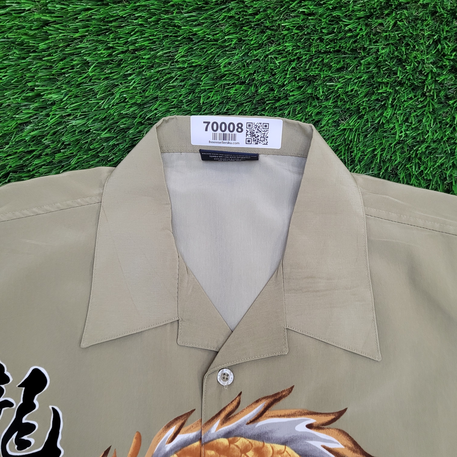 レア！90s vintage 虎ドラゴンド派手半袖シャツ3XL