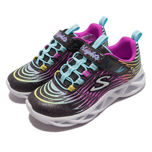 

Детские повседневные детские кроссовки Skechers S Lights-Twisty Brights-Mystical Bliss Multi 302321-LBKMT, Черный, S Lights-twisty Brights-mystical Bliss