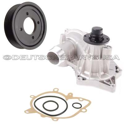 WATER PUMP METAL IMPELLER GASKET ALUMINIUM PULLEY KIT for BMW E32 E34 540i 740i