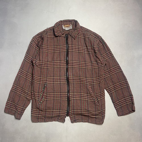 ジャケット・アウター 50s 60s Check pattern full zip jacket 50s 60s Check pattern full zip jacket