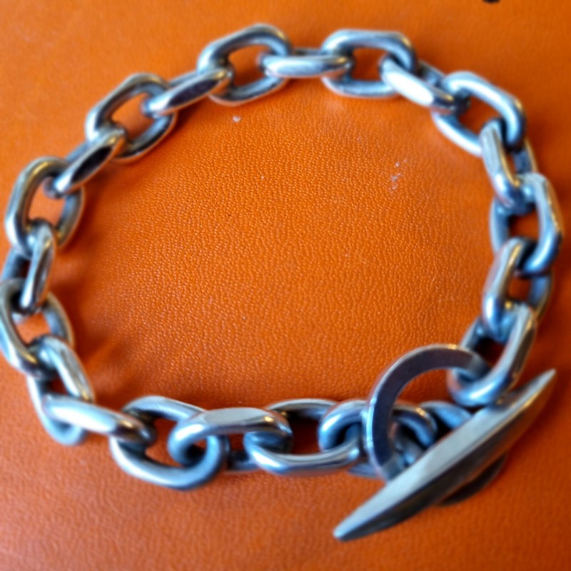 Gourmette Designer Moderniste Denmark Argent Sterling 925 Randers L 21cm