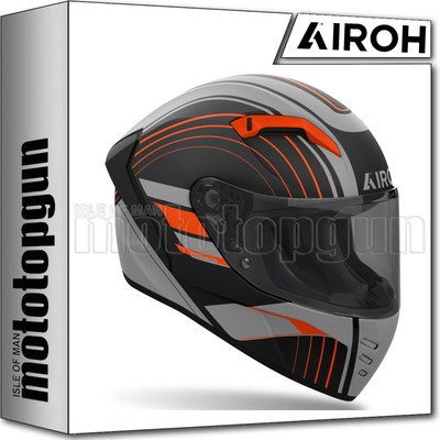 AIROH HELM FULL-FACE MOTORRAD CNA32 CONNOR ACHIEVE ORANGE MATT SZ. M