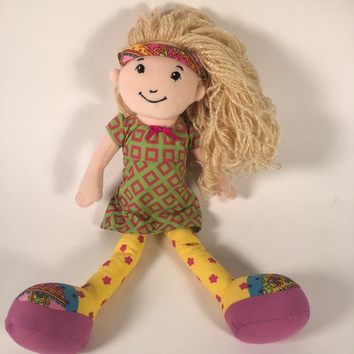 Manhattan Toys Groovy Girls Sesilia Plush Stuffed Doll 12” Dress Headband A5