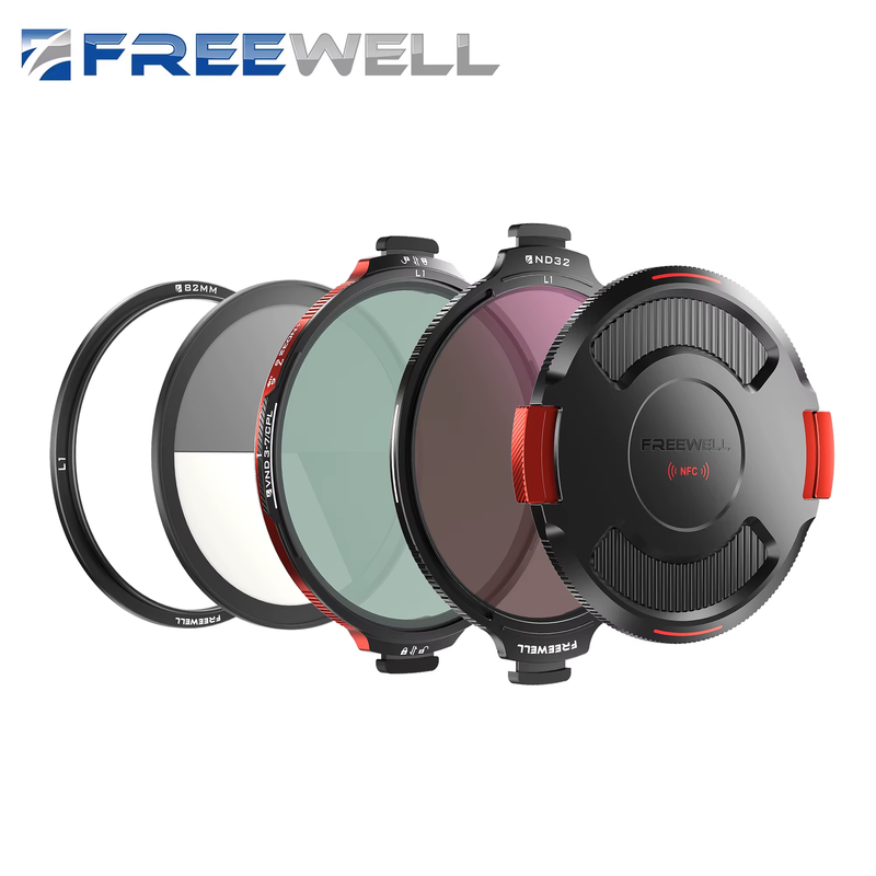 82mm L1 Real Locking Cameras Filter All Day Kit – Hybrid VND/CPL 3-10 Stops with