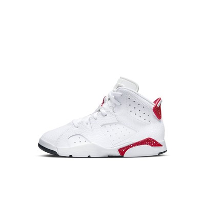 Little Kids Jordan 6 Retro Red Oreo White/University Red-Black (DV3605 162)