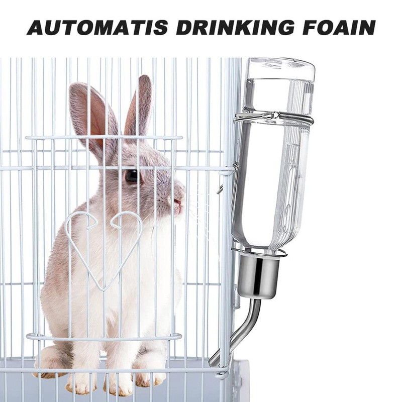 Guinea Pig Water Bottle All Weather 350ml Hamster Water Bottle with Hanger
