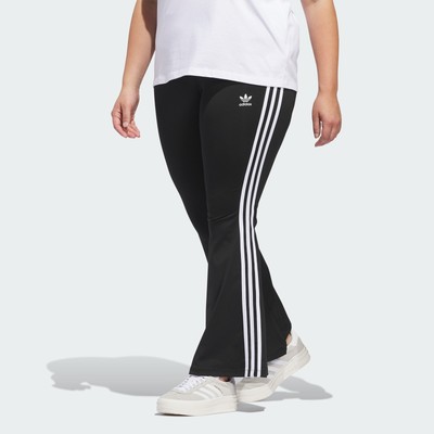 женские расклешенные леггинсы adidas Adicolor (большой размер)