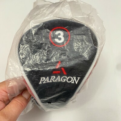 Paragon Golf Club Cover Number 3  Red and Black New 