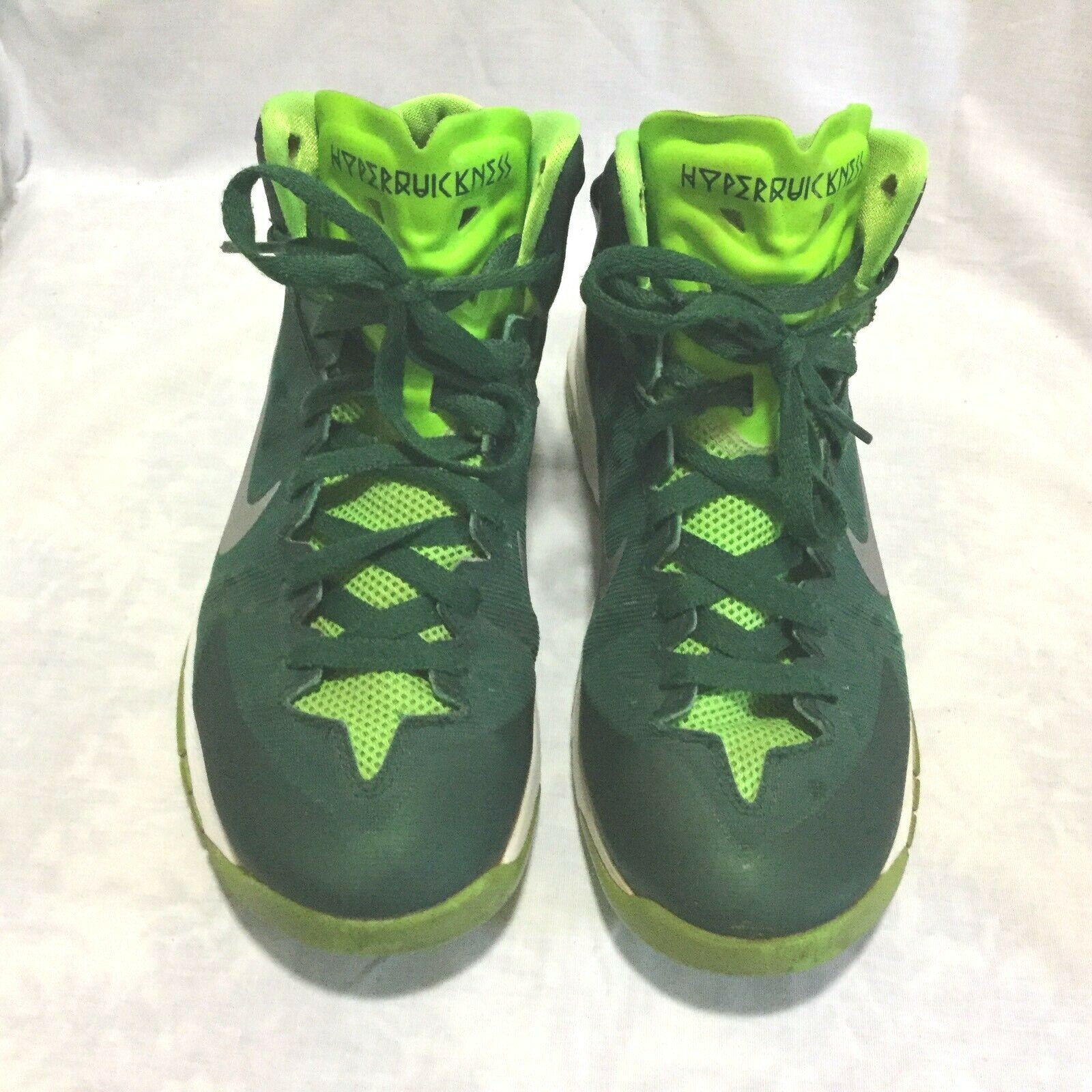 NIKE HYPERQUICKNESS BASKETBALL SHOES / MULTI COLOR ( SIZE 6Y ) YOUTH