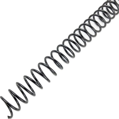 100 Pack,Plastic Spiral Binding Coils, 12mm(1/2''),90 Sheet Capacity,4:1 Pitch...