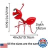 Cruis Cuka Metal Yard Art Garden Decor for Outside Cute Ants Yard Decorations Outdoor Lawn Ornaments Backyard Gifts for Mom - Set of 6